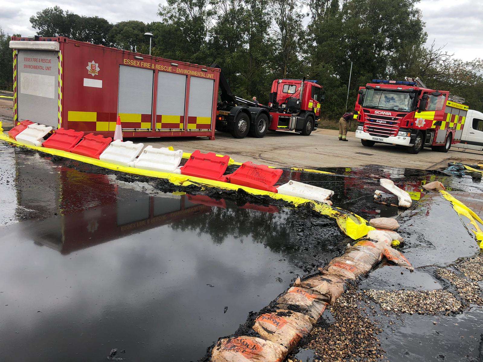 Flooding at fire station